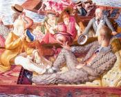 斯坦利 斯宾塞 : Christ Preaching at Cookham Regata Punts Meeting